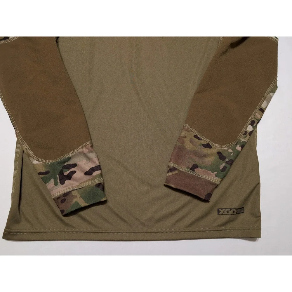 XGO Talon DBL 3 Performance Defense Base Layer Zip Combat Shirt Made USA Medium